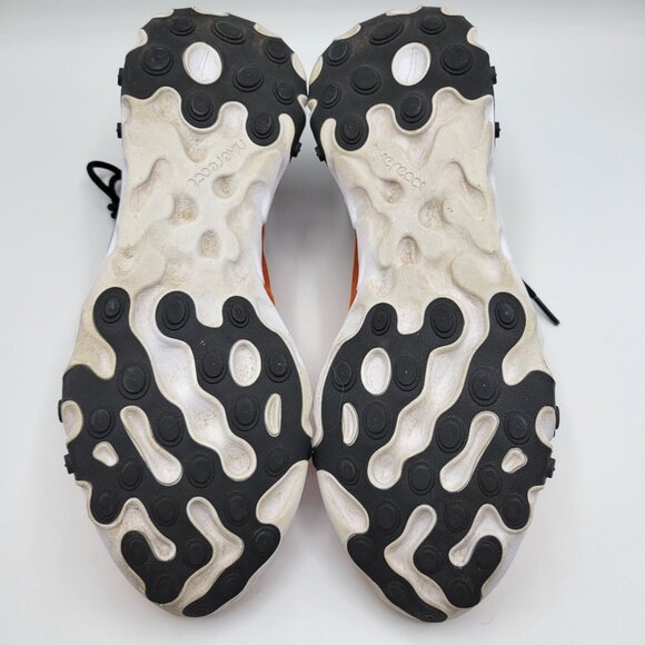 Nike React Element 55 Mens Sneakers Size 10.5 BQ9241 001 Sunrise Orange Black - Picture 14 of 16